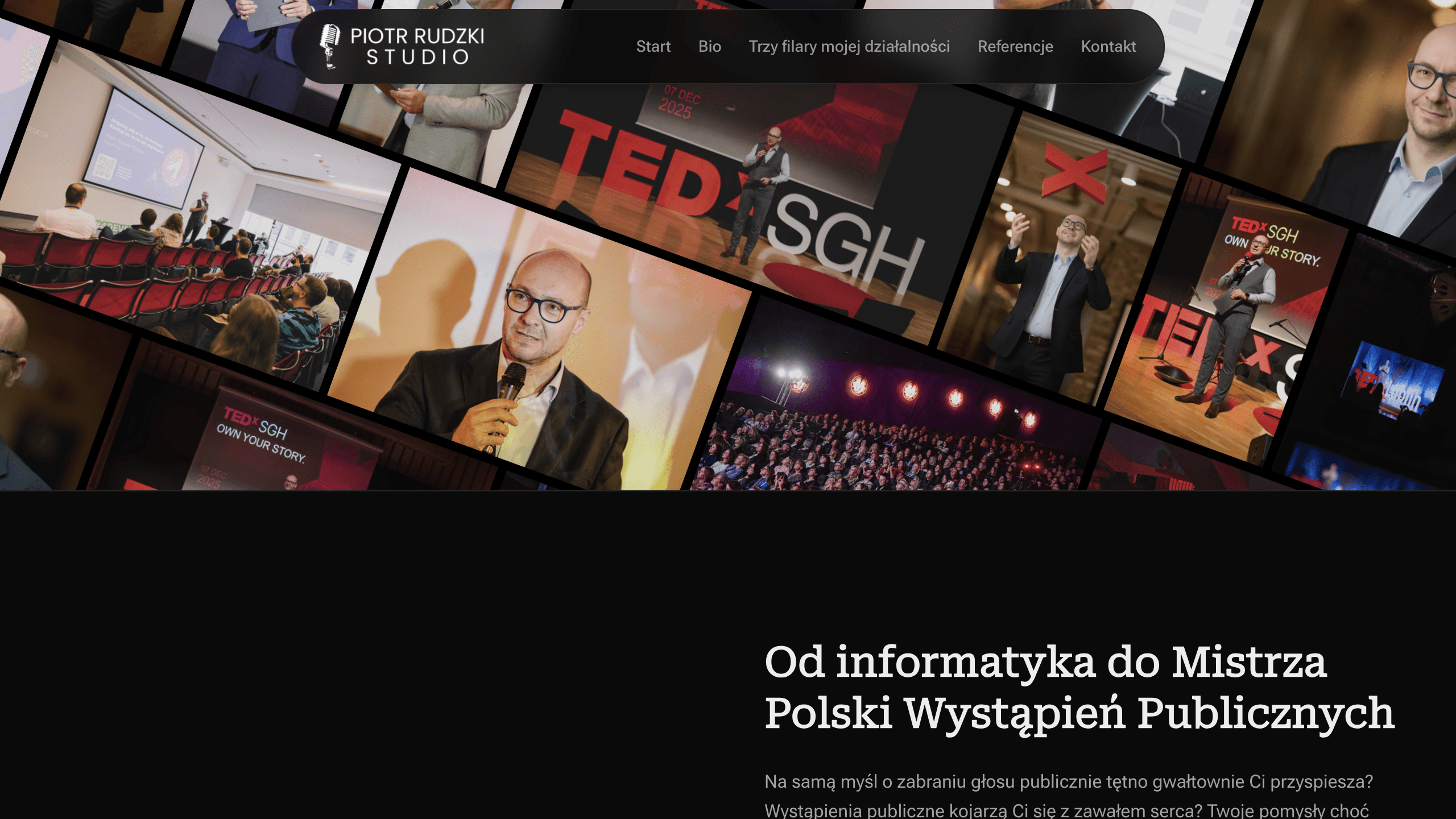Piotr Rudzki website